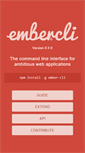 Mobile Screenshot of ember-cli.com